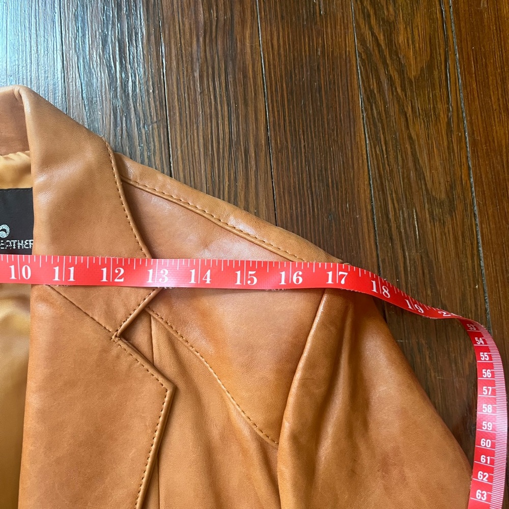 Wilsons Leather Vintage Tan Blazer - Picture 5 of 15